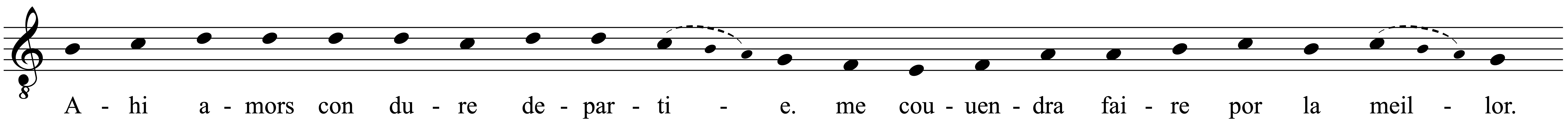 Work musical notation